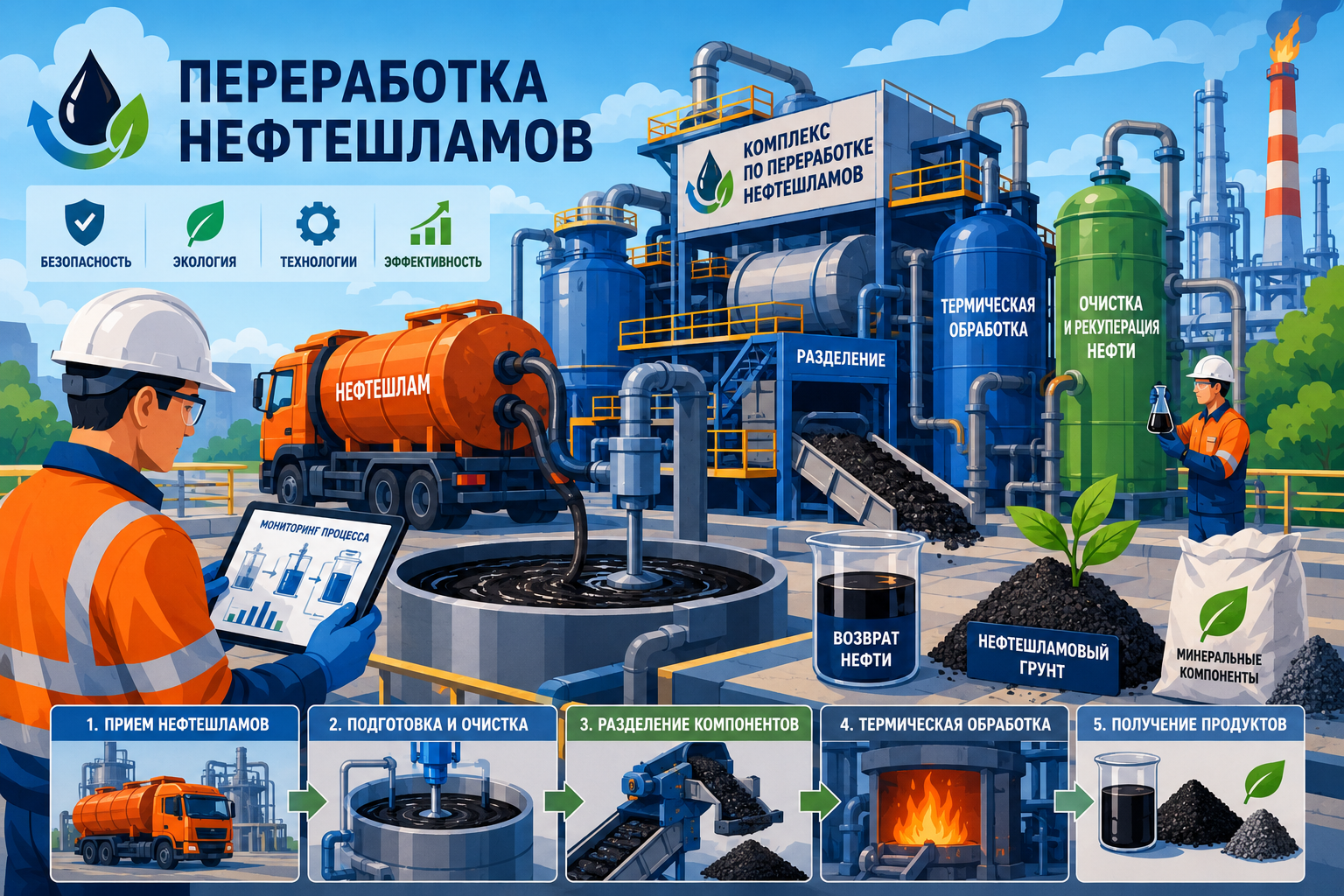 Переработка нефтешламов